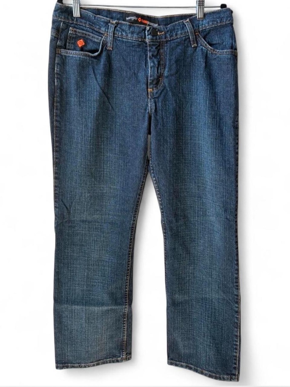 Wrangler Flame Resistant women's Blue Denim Jeans ARC rated NFPA requirements